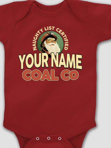 Christmas Coal Company : Printed Baby Bodysuits