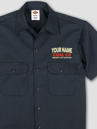 Christmas Coal Company : Embroidered Work Shirts