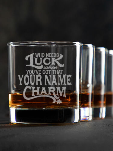 Irish Charm : Rocks Glasses - Engraved