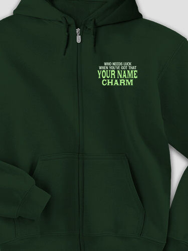 Irish Charm : Embroidered Zip Hoodies