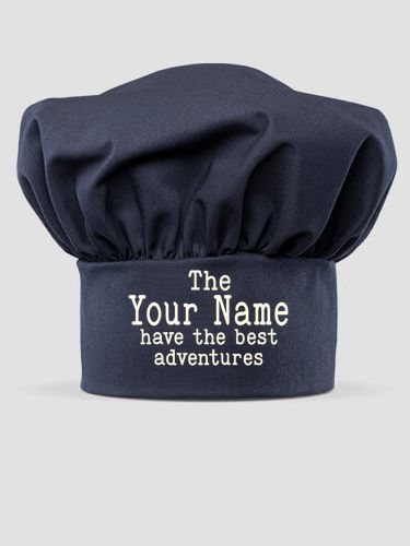 Best Adventures : Embroidered Chef Hat