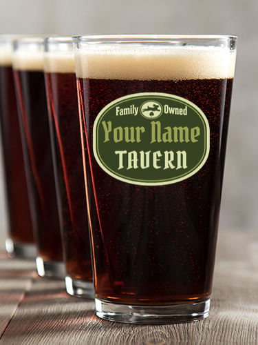 Irish Tavern : Pint Glasses - Color Printed
