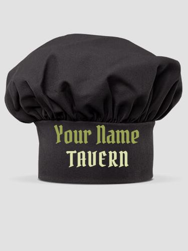 Irish Tavern : Embroidered Chef Hat
