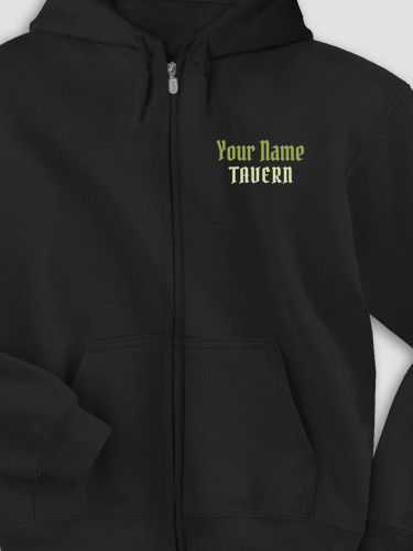 Irish Tavern : Embroidered Zip Hoodies
