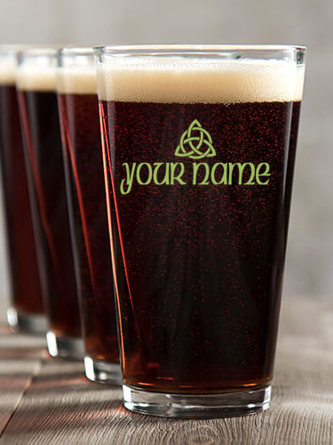 Celtic Trinity Knot : Pint Glasses - Color Printed