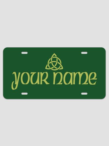Celtic Trinity Knot : License Plates