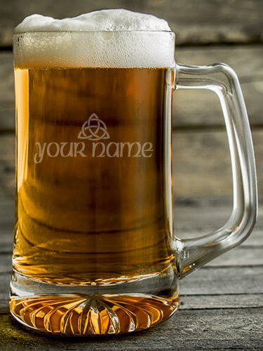 Celtic Trinity Knot : Beer Mugs - Engraved