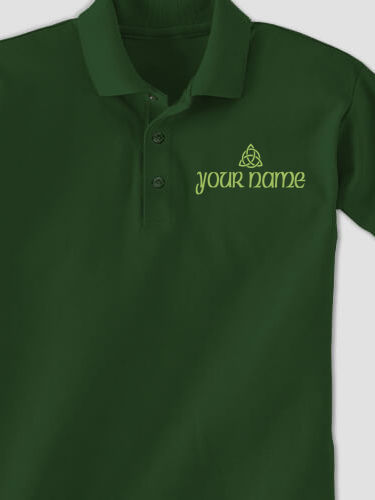 Celtic Trinity Knot : Embroidered Polo Shirts