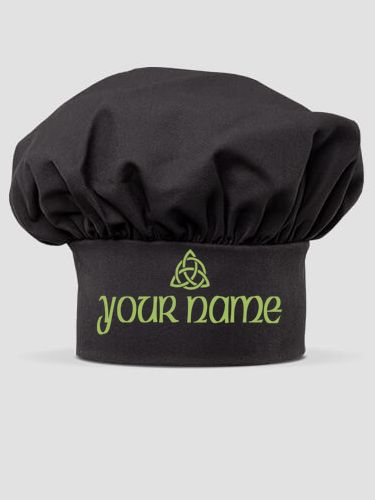 Celtic Trinity Knot : Embroidered Chef Hat