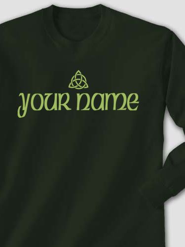 Celtic Trinity Knot : Printed Long Sleeves