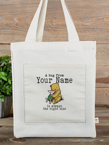 A Hug : Canvas Totes
