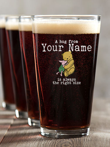A Hug : Pint Glasses - Color Printed