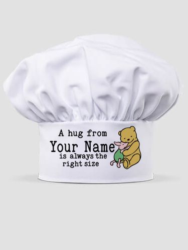 A Hug : Embroidered Chef Hat