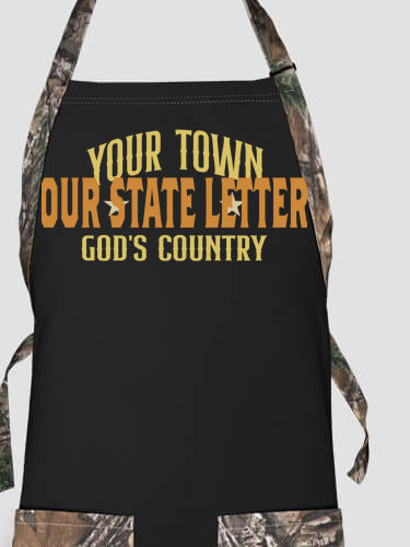 God's Country : Printed 2-Tone Aprons