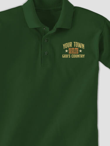 God's Country : Embroidered Polo Shirts