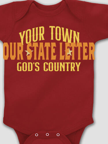 God's Country : Printed Baby Bodysuits