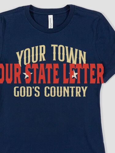 God's Country : Premium Ladies T-Shirts