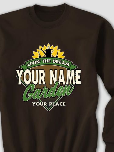 Livin' The Dream Garden : Printed Sweatshirts