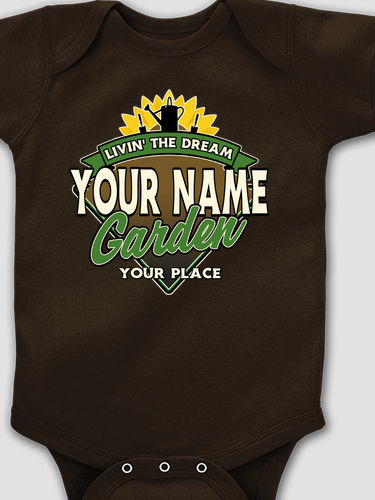 Livin' The Dream Garden : Printed Baby Bodysuits