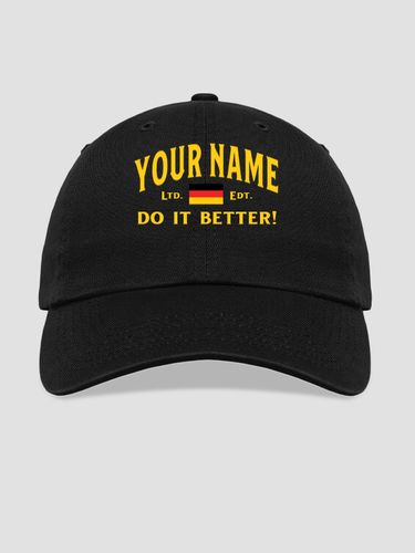 Germans Do It Better : Embroidered Baseball Hats