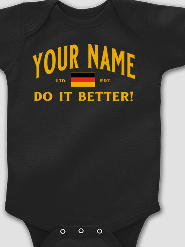 Germans Do It Better : Printed Baby Bodysuits