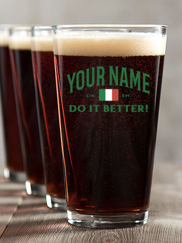 Italians Do It Better : Pint Glasses - Color Printed