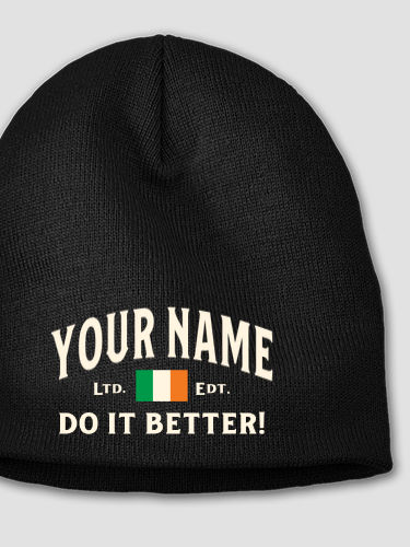 Irish Do It Better : Embroidered Beanies