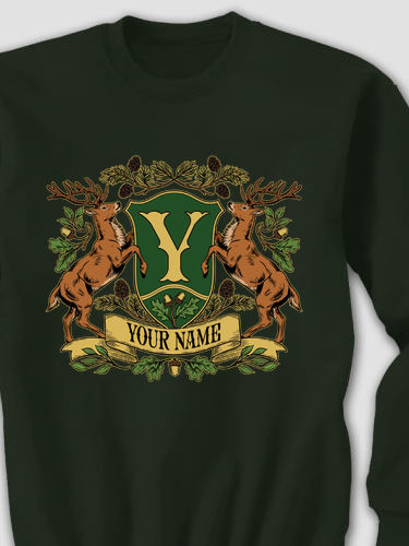 Stag Coat Of Arms : Printed Sweatshirts