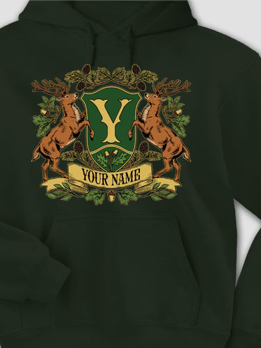 Stag Coat Of Arms : Printed Hoodies