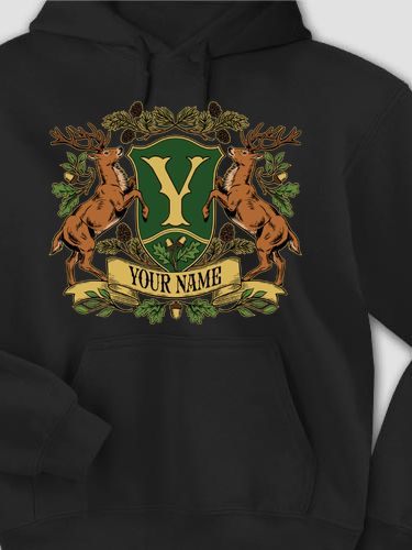 Stag Coat Of Arms : Printed Hoodies