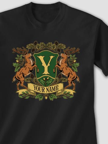 Stag Coat Of Arms : Printed T-Shirts