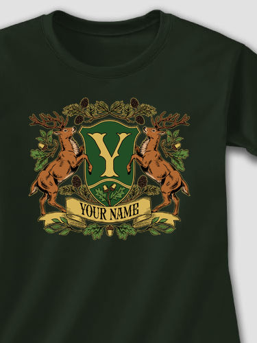 Stag Coat Of Arms : Printed T-Shirts