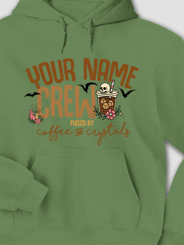 Coffee And Crystals : Printed Hoodies