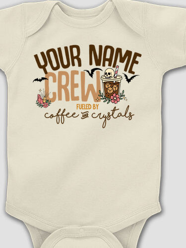 Coffee And Crystals : Printed Baby Bodysuits