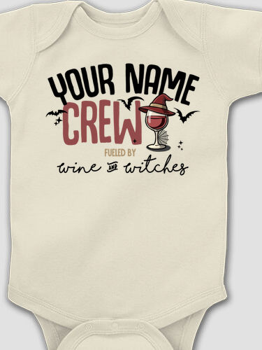 Wine And Witches : Printed Baby Bodysuits