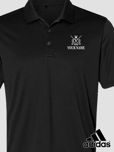 Golf Monogram : Embroidered Adidas&reg; Polo Shirts
