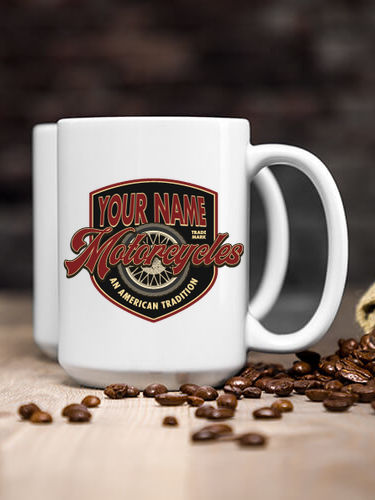 American Motorcycle Tradition : Ceramic Coffee Mugs