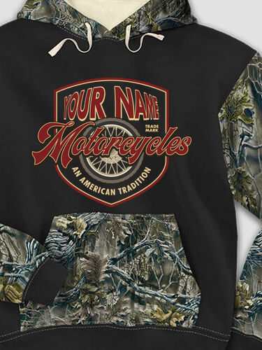 American Motorcycle Tradition : Printed 2-Tone Camo Hoodies