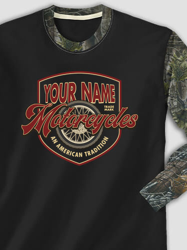 American Motorcycle Tradition : Printed 2-Tone Camo Long Sleeves