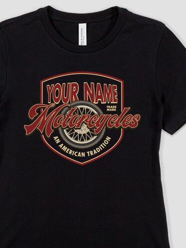 American Motorcycle Tradition : Premium Ladies T-Shirts