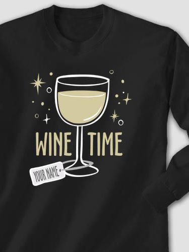 Wine Time : Printed Long Sleeves