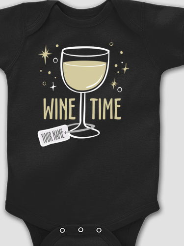 Wine Time : Printed Baby Bodysuits