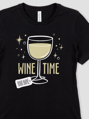 Wine Time : Premium Ladies T-Shirts