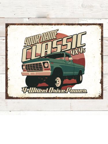 Classic 4X4s : Tin Signs