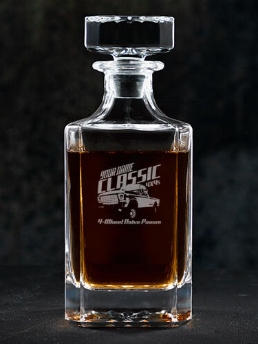 Classic 4X4s : Whiskey Decanter - Engraved