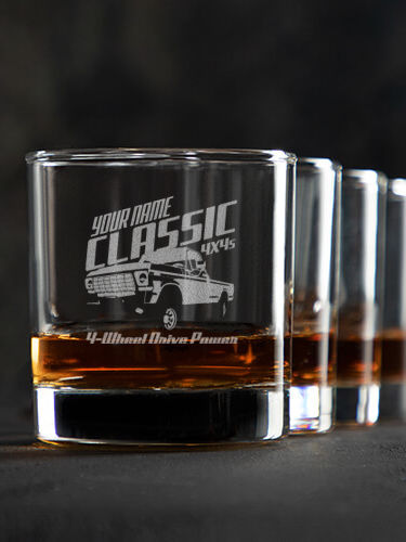 Classic 4X4s : Rocks Glasses - Engraved
