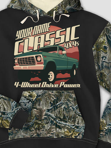 Classic 4X4s : Printed 2-Tone Camo Hoodies