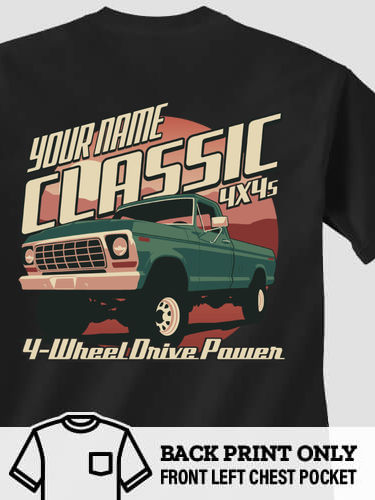 Classic 4X4s : Printed Pocket T-Shirts