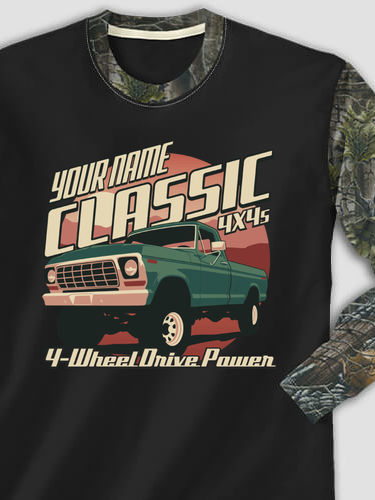 Classic 4X4s : Printed 2-Tone Camo Long Sleeves