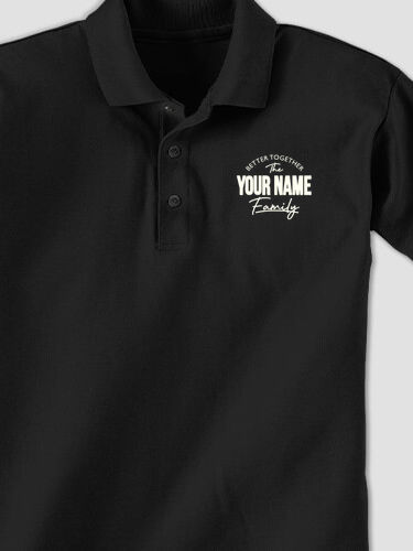 Better Together Family : Embroidered Polo Shirts